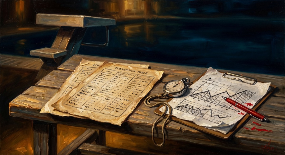 Table de conversion 25m / 50m : comprendre le passage du petit bassin au grand bassin